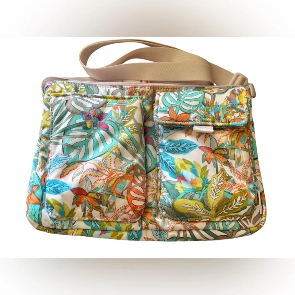 Vera Bradley • Utility Small Crossbody Bag/Recycled Cotton • Rain Forest Canopy